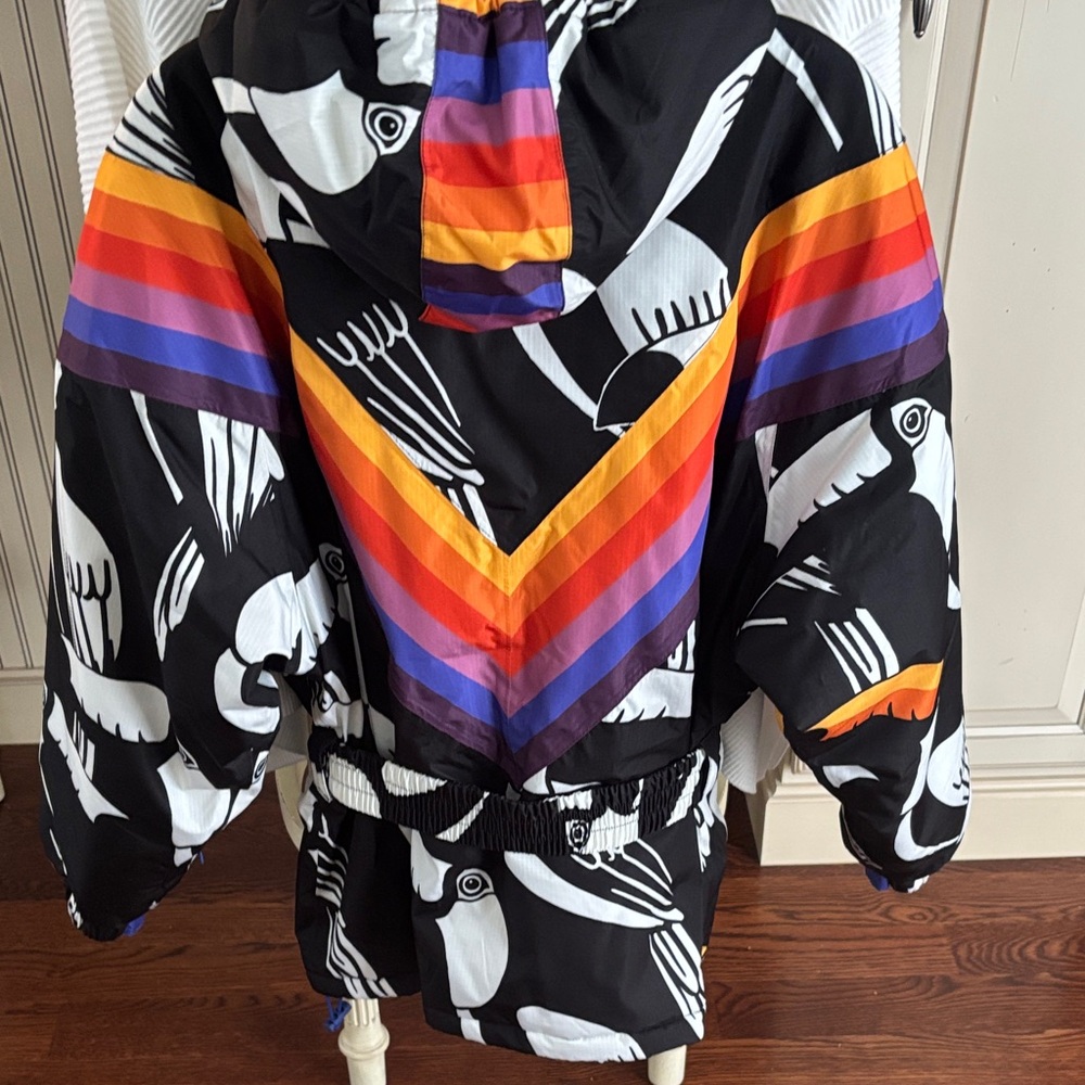 Farm Rio Bird Print Jacket - Picture 6 of 7